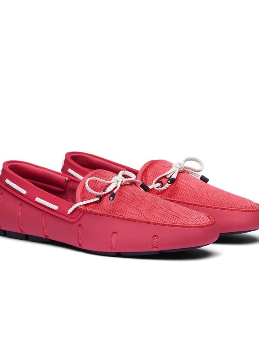 NEW w BOX M7 W9 SWIMS SLIPON LOAFERS CAMPARI CORAL SALMON NANTUCKET RED MSRP$178